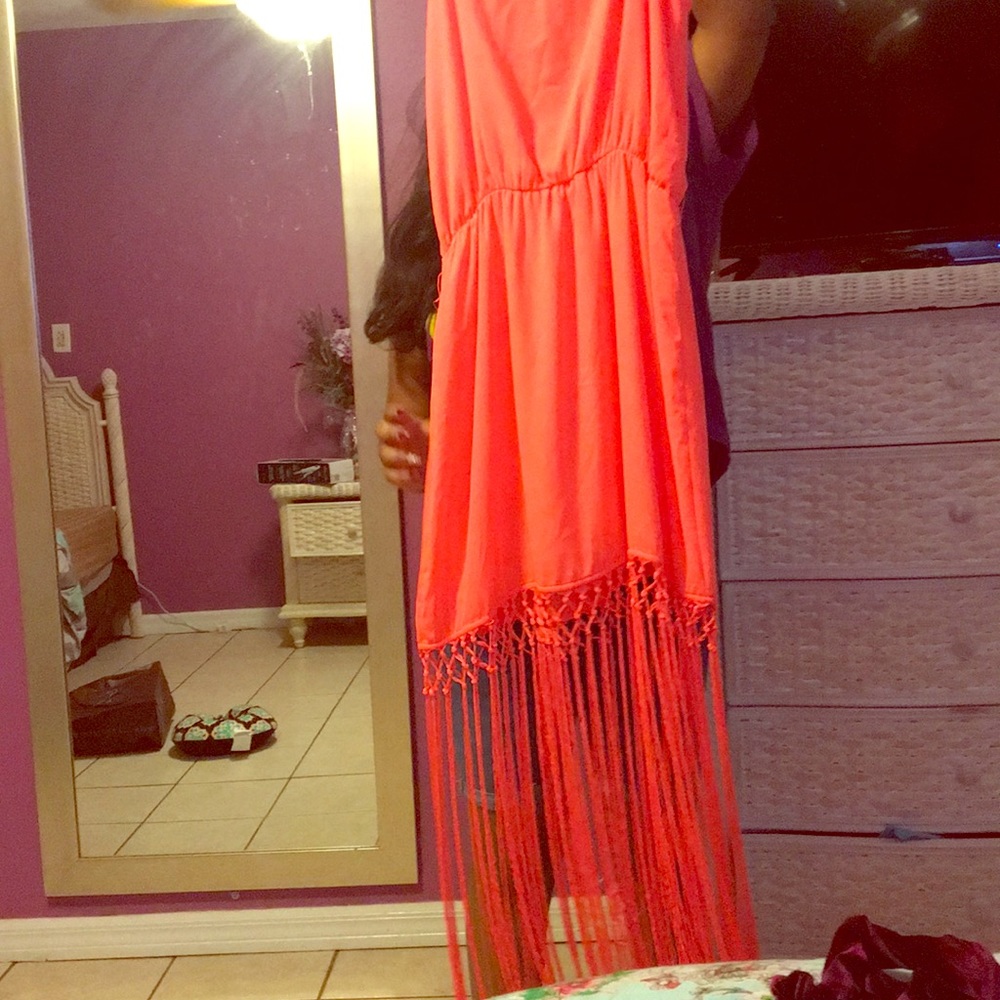 Dress with fringe perfect for summer 🔥🔥🔥